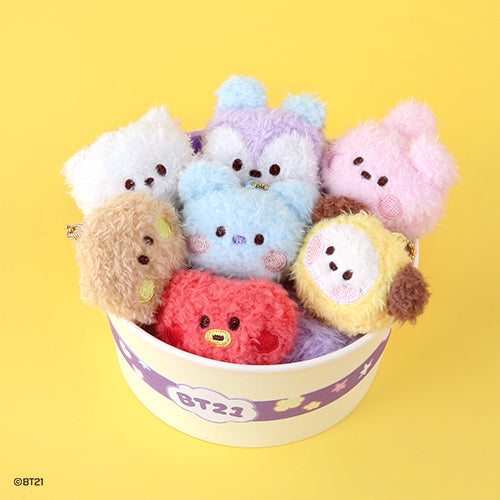 BT21 minini PLUSH KEYRING [face]