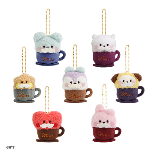 BT21  minini Plush Keyring [Latte]