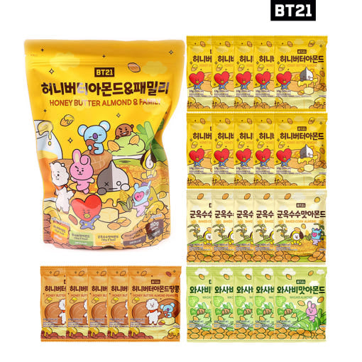 BT21 Family Pack Almond Set