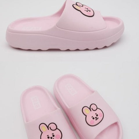 OFFICIAL BT21 SLIPPER by LINEFRINEDS, BTS MANG CHIMMY TATA VAN COOKY  AUTHENTIC BT21 KPOP