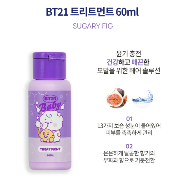 BT21 Travel Kit [Shampoo/Trintment/BodyWash]