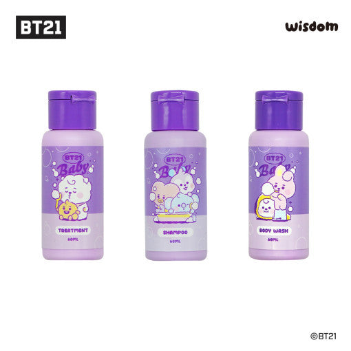 BT21 Travel Kit [Shampoo/Trintment/BodyWash]