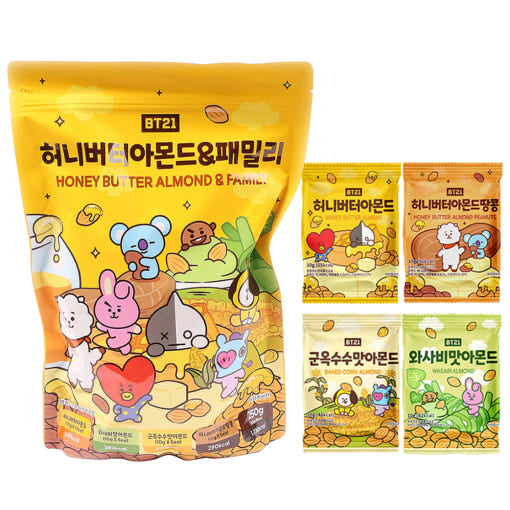 BT21 Family Pack Almond Set