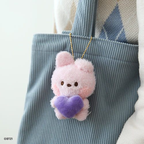 BT21 minini PLUSH KEYRING [Heart]