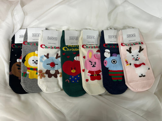 BT21 Christmas Socks All Set