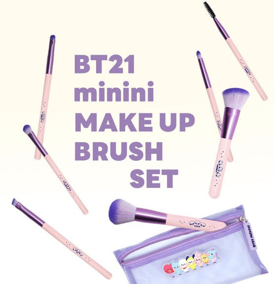 BT21 Makeup Brush Set [minini]