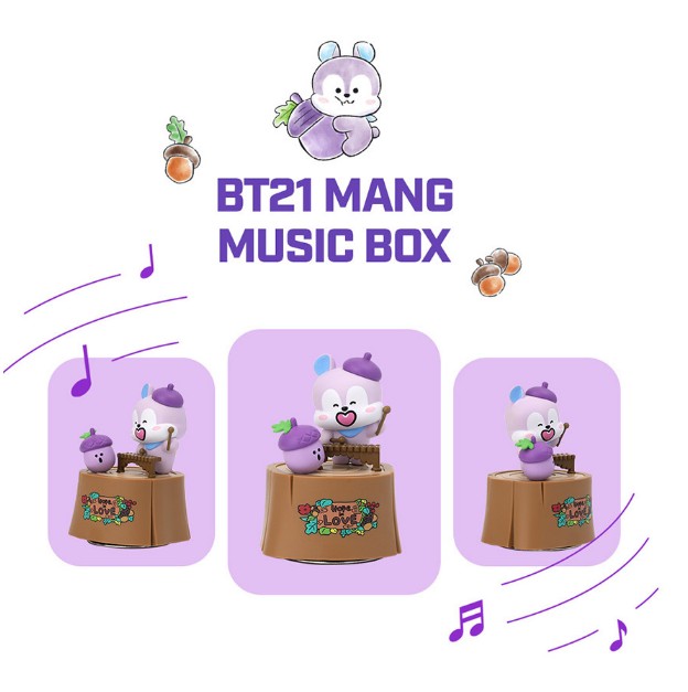 BT21 Hope in Love mang Music box