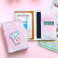 BT21  Leather Patch Passport Cover M [Cherry Blossom]