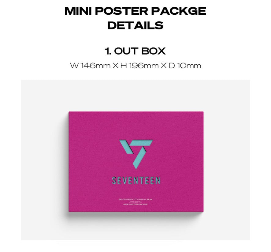 SEVENTEEN Eco-friendly Mini Poster Package