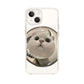 Wide Angle Lens Cat Transparent iPhone Case