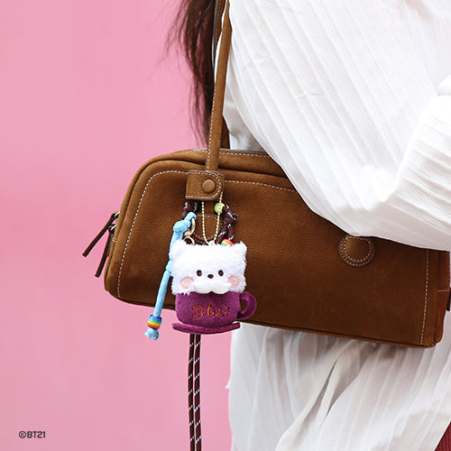 BT21  minini Plush Keyring [Latte]