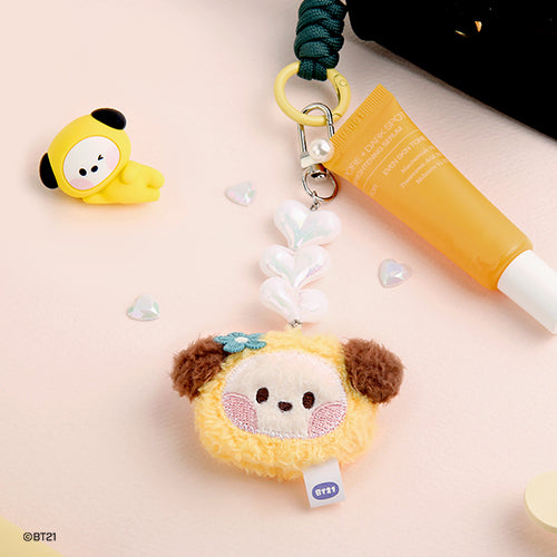 BT21  minini Beads Plush Keyring [face]