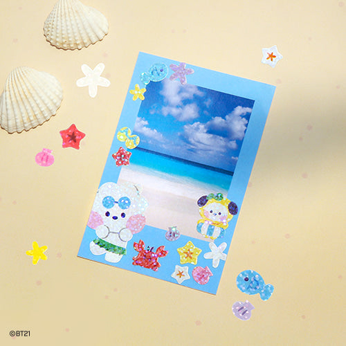 BT21 hologram sticker [Summer sky]