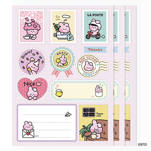 BT21 Removable Gift Stickers [minini]