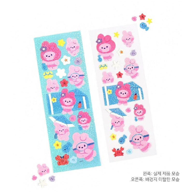 BT21 hologram sticker [Summer sky]