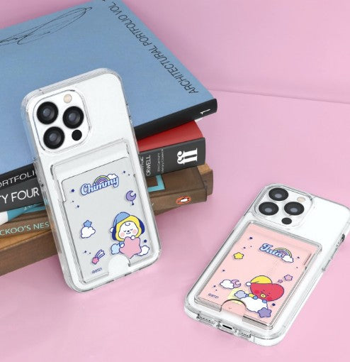 BT21 Clear Card Phone case [Dream baby]