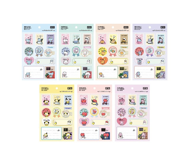 BT21 Removable Gift Stickers [minini]