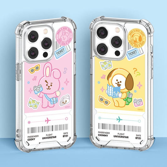 BT21 Clear Phone case_Have a Nice Trip_Ticket